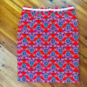 Boden textured pencil skirt size 8 knee length